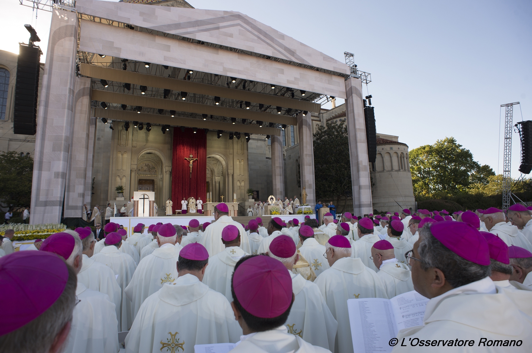 Canonization Mass for Friar Junipero Serra at the Basilica of the National Shrine of the Immaculate Conception
