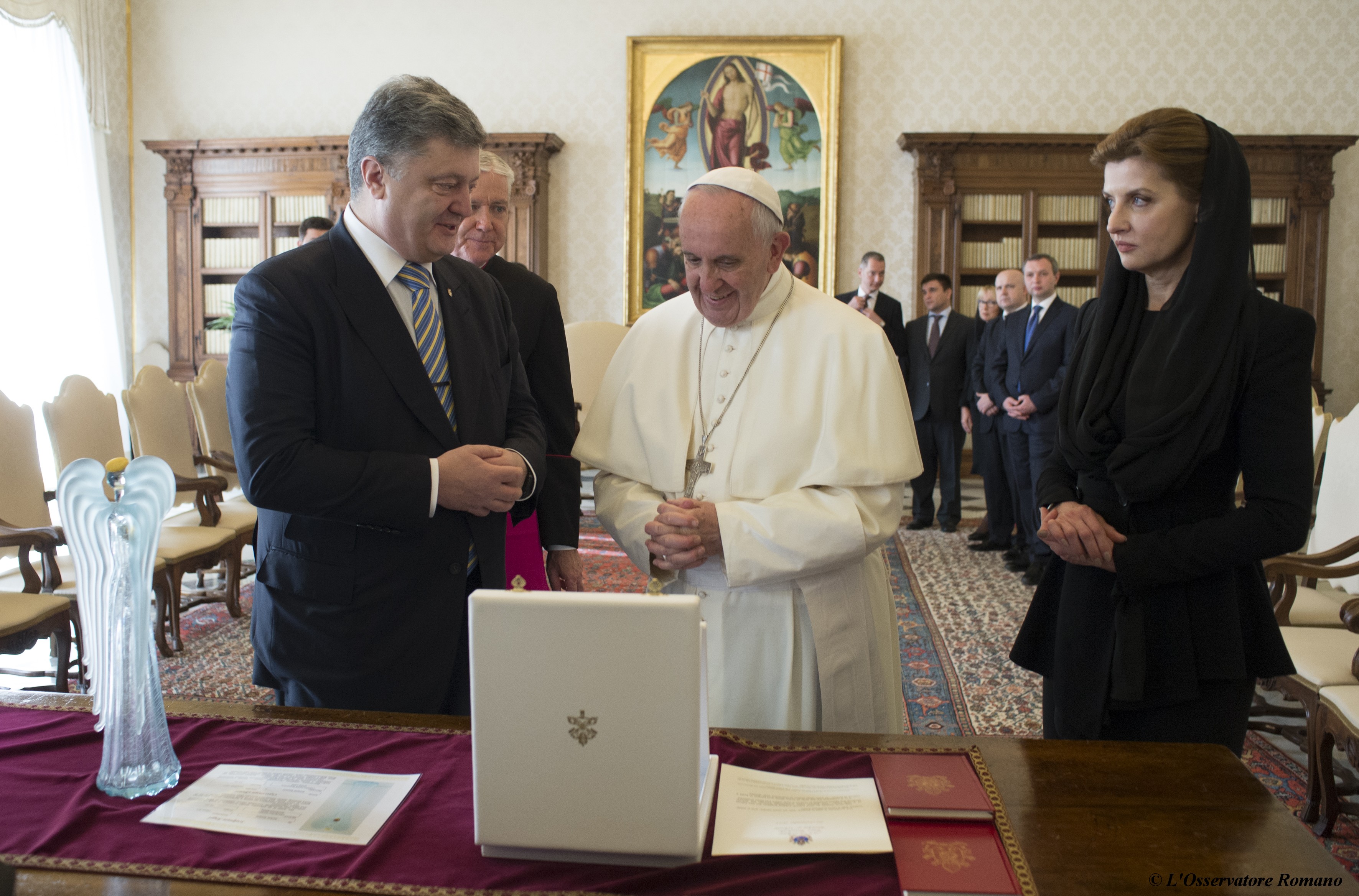Papal audience to the president of Ukraine
