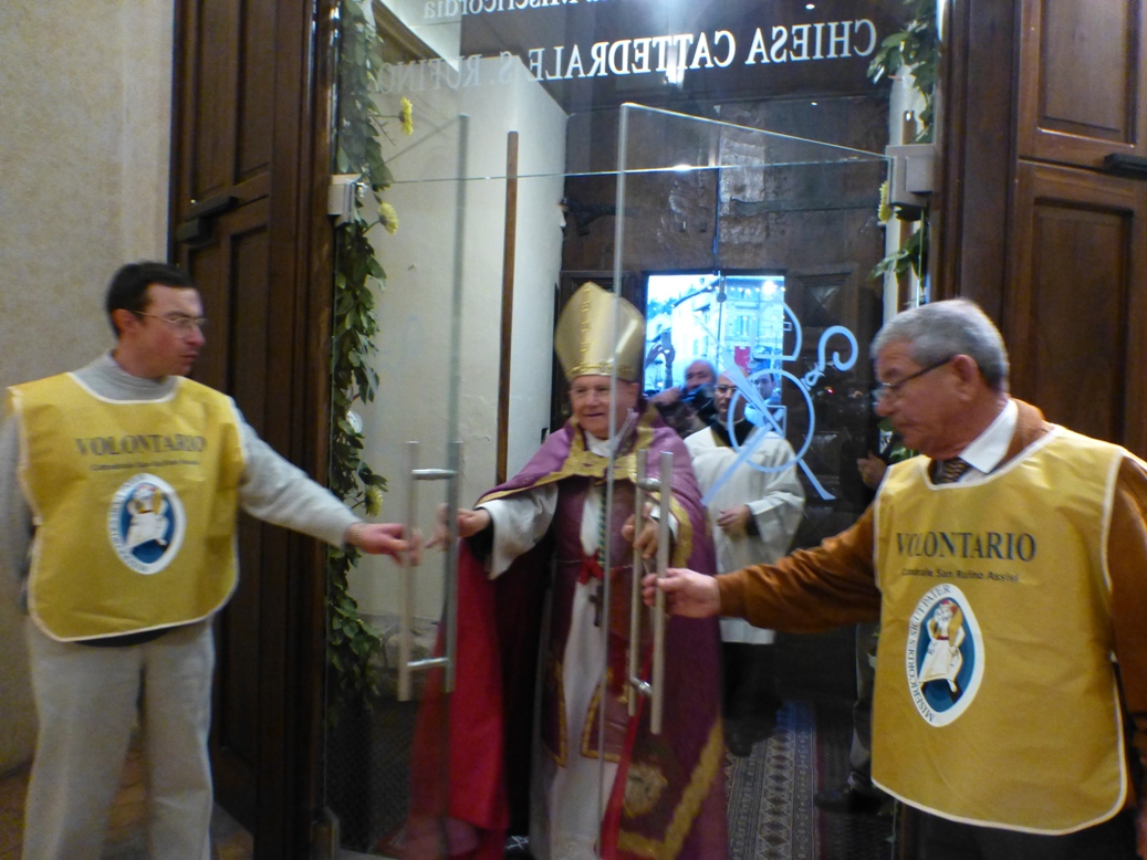 Opening of Holy Door in Assisi's Cathedral