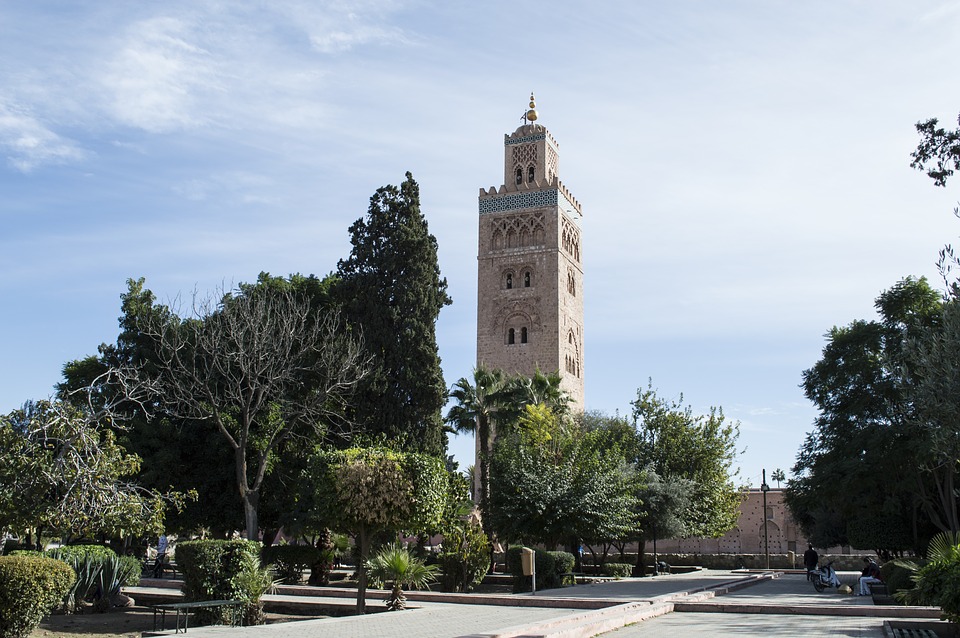 Mosque in marrakech