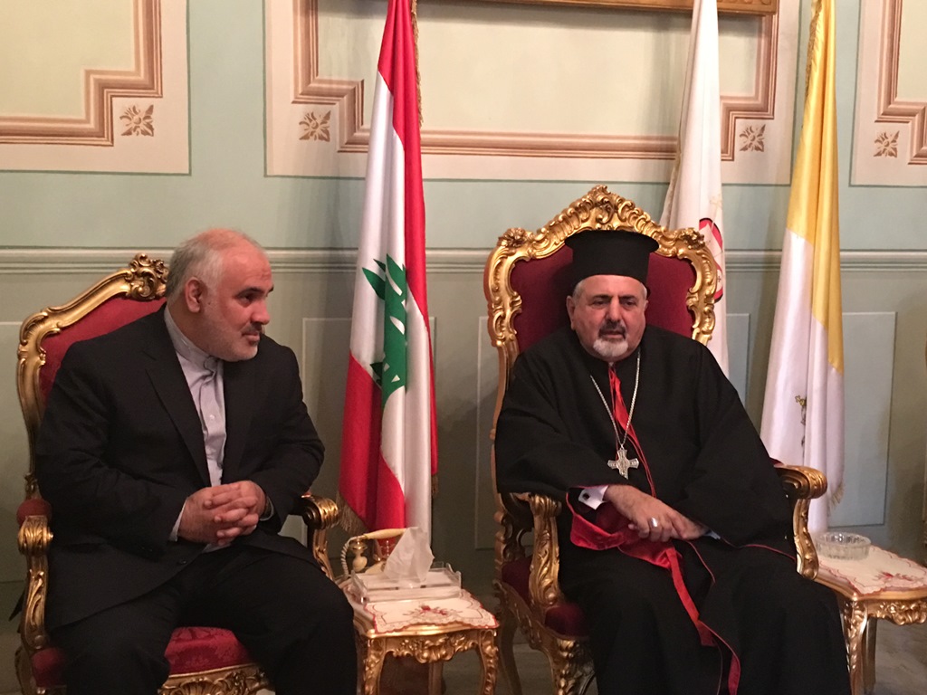 Patriarch Ignatius III Younan receives Mr. Fathali
