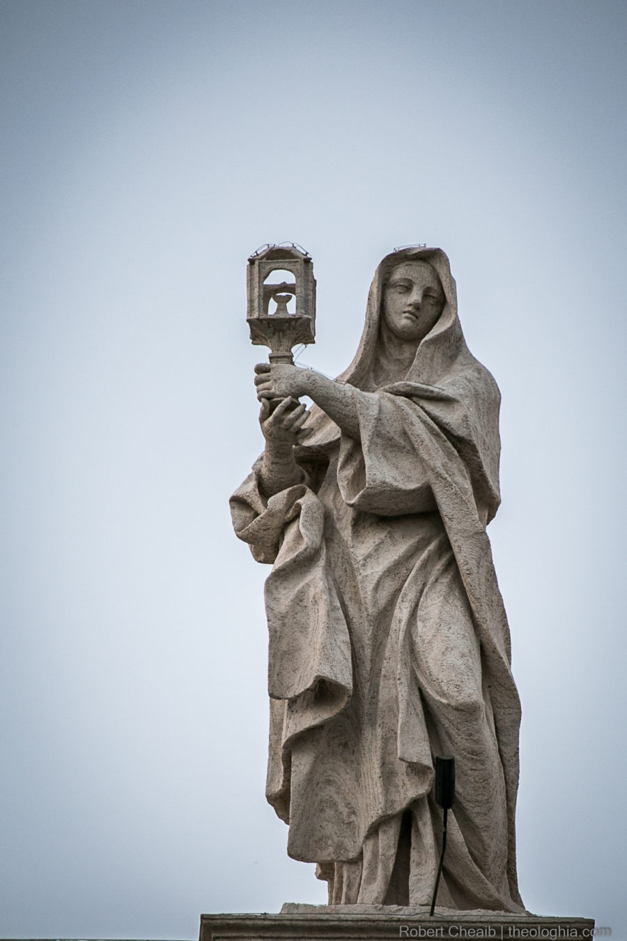 Saint Claire (Chiara) of Assisi in the Vatican Basilica Right Ala Bernini School