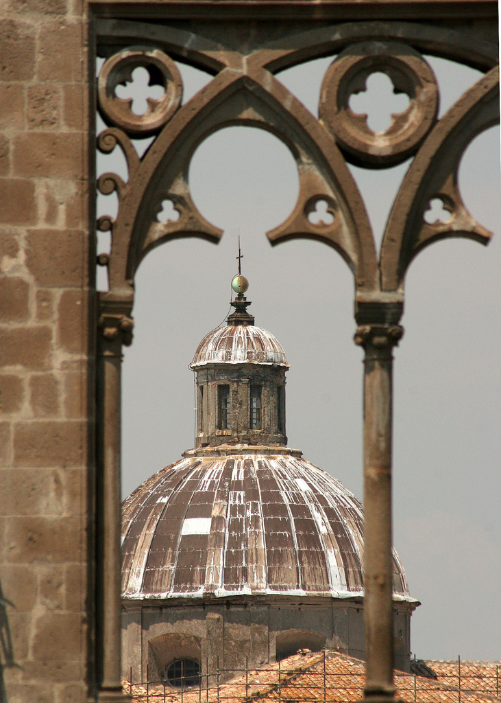 Cúpula de la Santísima Trinidad vista desde el Palacio de los papas