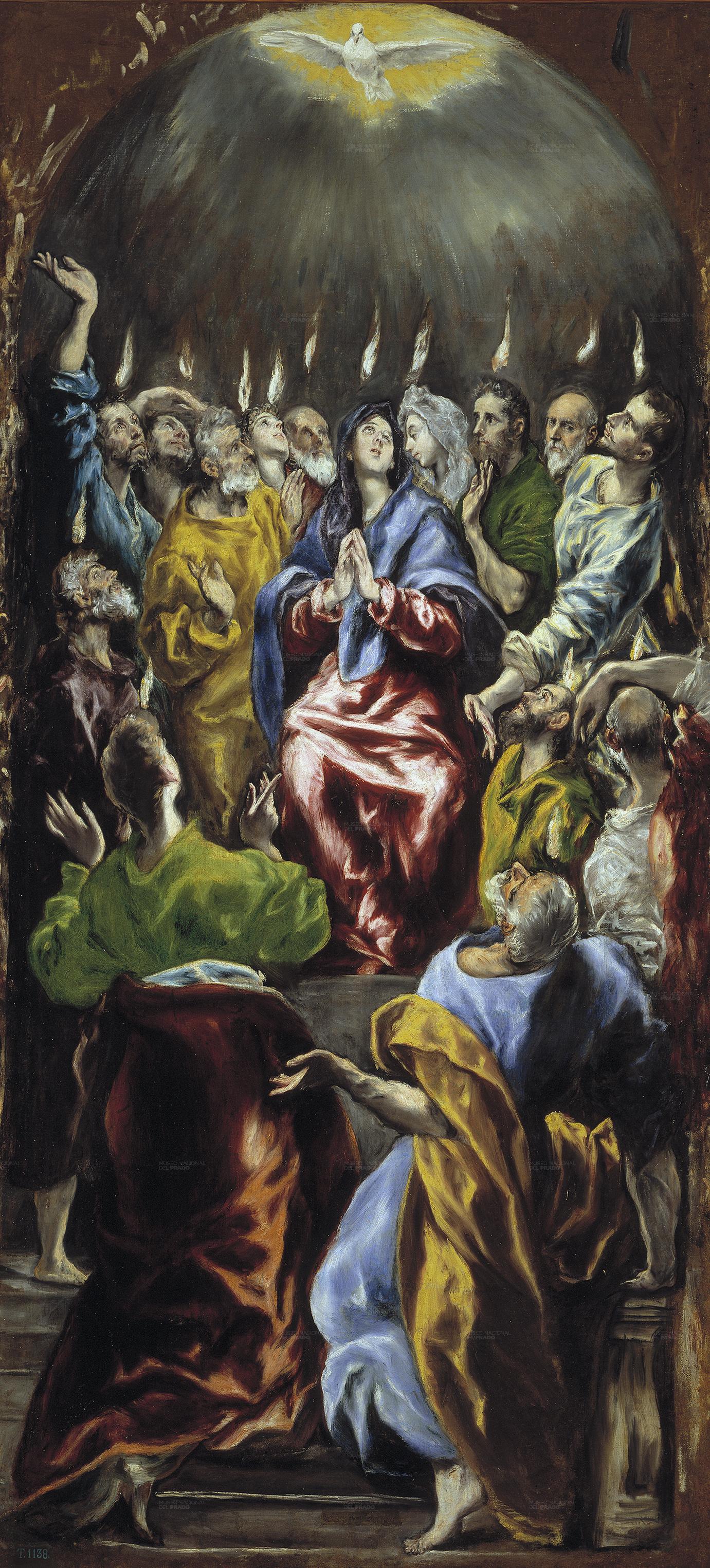 Pentecost by El Greco