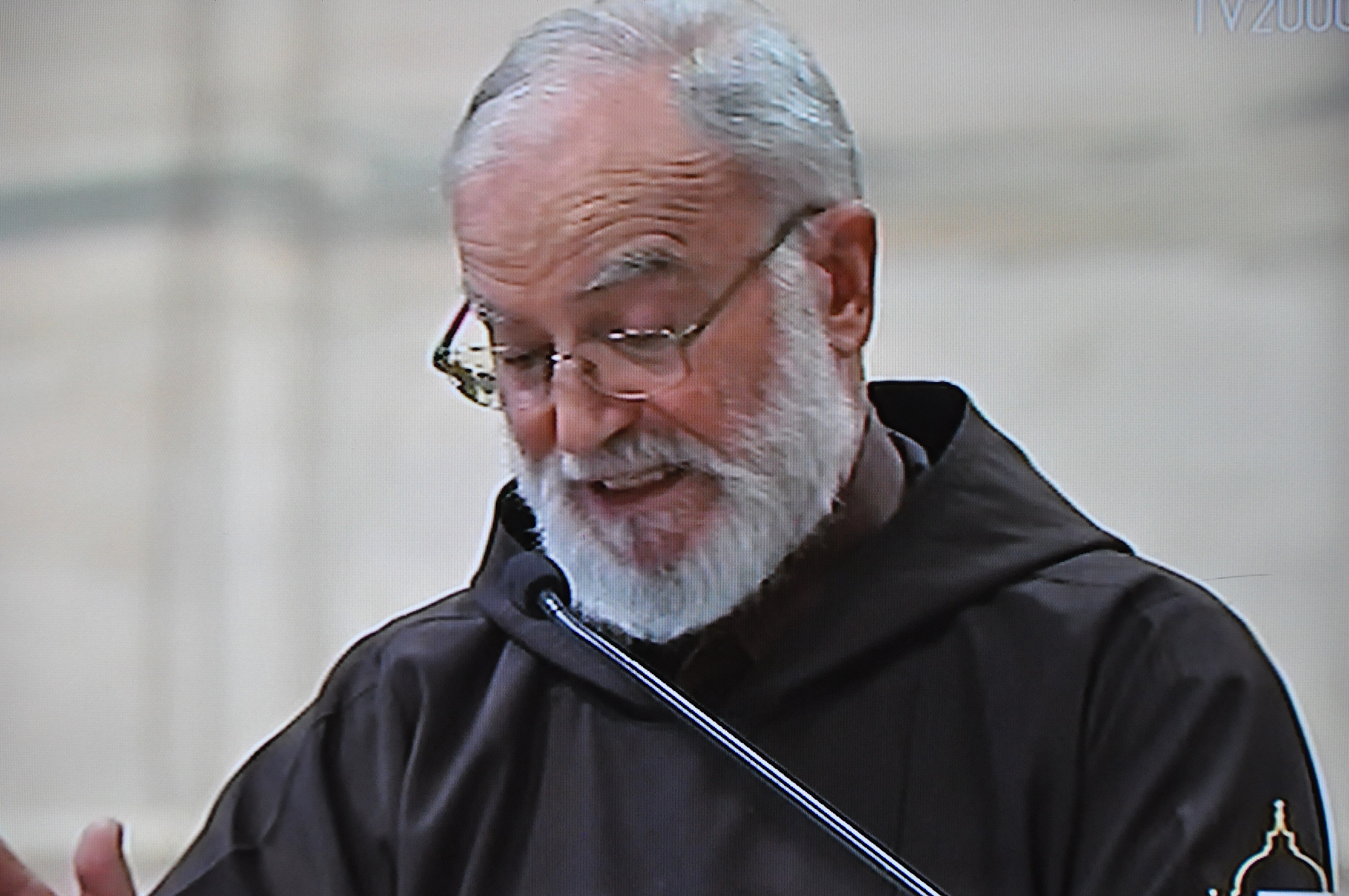Father Raniero Cantalamessa during the World Day of Prayer for the care of creation