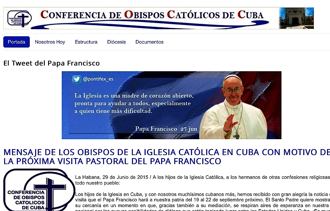 Web of bishop of Cuba